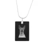 Xoloitzcuintle, Mexican Hairless Dog, Xoloitzquintle - Crystal pendant with dog, silver necklace with photo, personalised pendant by Art-Dog brand