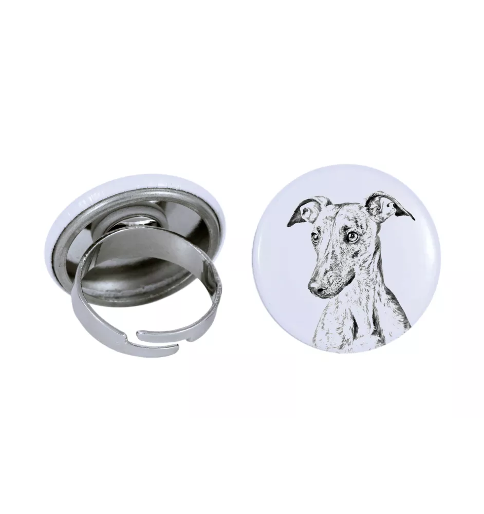 Whippet - women's jewelry with a dog portrait, handmade product, possibility to add your own photo, Art-Dog brand