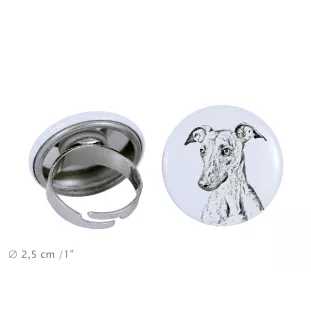 Whippet - women's jewelry with a dog portrait, handmade product, possibility to add your own photo, Art-Dog brand