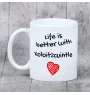 Mexikanischer Nackthund, Xoloitzcuintle, Xolo, Tepeizeuintli - Tasse mit Hund, Tasse mit Bild, personalisiertes Geschenk der Marke Art-Dog