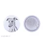 Whippet, Lévrier whippet - badge avec votre chien, ajoutez votre propre photo, marque Art-Dog