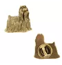 Yorkshire Terrier, Yorkie - gold-plated pin brooch, elegant dog ornament, unique pin by Art-Dog brand