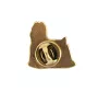 Yorkshire Terrier, Yorkie - gold-plated pin brooch, elegant dog ornament, unique pin by Art-Dog brand