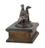Whippet, Lévrier whippet - urne pour cendres de chien, urne classique avec une statuette, urne élégante avec un chien de la marque Art-Dog