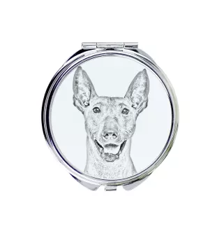 Nagi pies meksykański lusterko ze zdjęciem psa Art-Dog