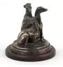 Whippet, Kleiner Englischer Windhund - Hundestatue, Hundesilhouettefigur, Trophäe für die Hundeausstellung der Marke Art-Dog