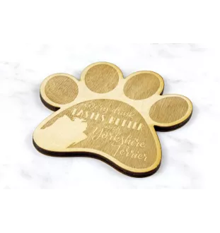 Yorkshire Terrier - Tasse Untersetzer, graviert Untersetzer mit Hund, Geschenk für Hundeliebhaber von Art-Dog Marke