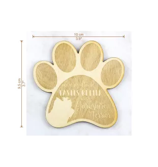 Yorkshire Terrier, Yorkie - Mug coaster, engraved coaster with dog, gift for dog lover by Art-Dog brand