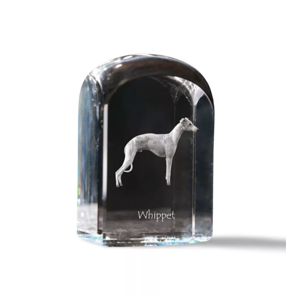 Whippet kryształ pieczątka z psem Art-Dog