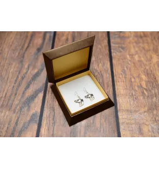 Whippet, Kleiner Englischer Windhund - Hängende Ohrringe mit Hunden, entzückender Schmuck für Hunde-Mama, Geschenk für Mädchen von der Marke Art-Dog