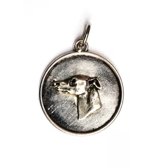 Whippet, Lévrier whippet - collier avec chien, pendentif pour maman de chien, bijoux uniques de la marque Art-Dog