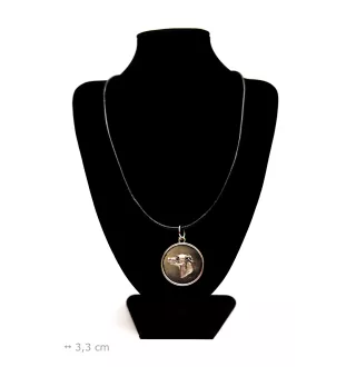 Whippet, Lévrier whippet - collier avec chien, pendentif pour maman de chien, bijoux uniques de la marque Art-Dog