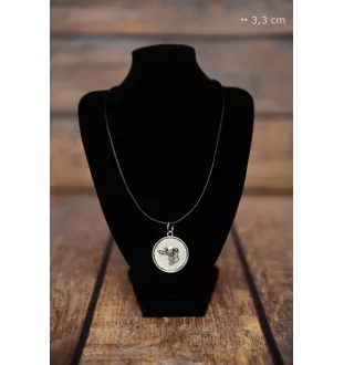 Whippet, Kleiner Englischer Windhund - Halskette mit Hund, Anhänger für Hundemama, einzigartiger Schmuck der Marke Art-Dog