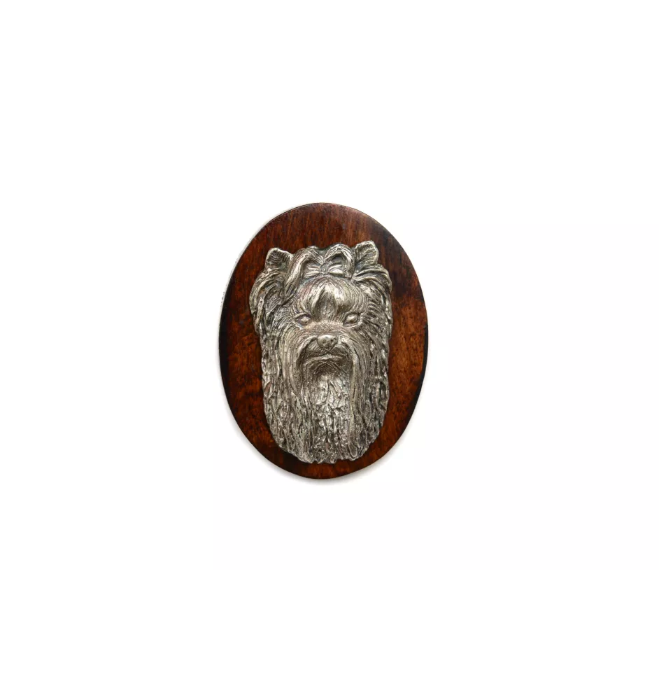 Yorkshire Terrier, Yorkie II - Dog show brooch, starter number clip, dog pin by Art-Dog