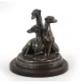 Whippet statuetka na białym drewnie Art-Dog