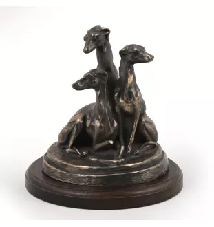 Whippet statuetka na jasnym kamieniu Art-Dog