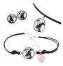 Whippet, Lévrier whippet - ensemble de bijoux dans une boîte, collier, boucles d'oreilles, bracelet, produits de la marque Art-Dog