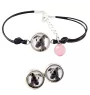 Whippet, Lévrier whippet - ensemble de bijoux avec votre photo, accessoire féminin, article fait main, produit fabriqué à la main avec passion pour la création de la marque Art-Dog