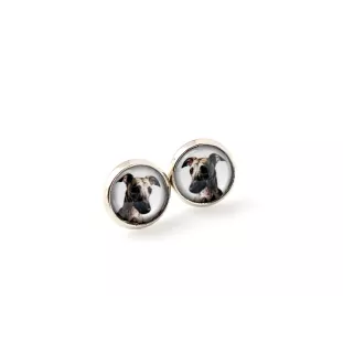 Whippet, Lévrier whippet - ensemble de bijoux avec votre photo, accessoire féminin, article fait main, produit fabriqué à la main avec passion pour la création de la marque Art-Dog