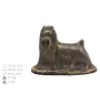 Yorkshire Terrier eine Urne für die Asche des Hundes, eine Urne mit einer Statue, eine elegante Urne im klassischen Stil der Marke Art-Dog
