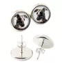 Whippet - earrings in a box, your photo, handmade jewelry, a product of the Art-Dog brand