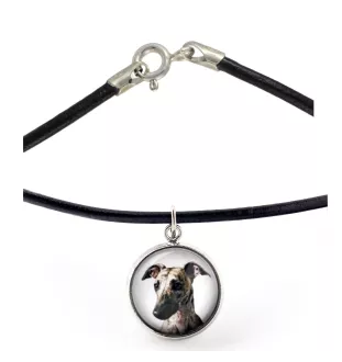 Whippet - necklace in a box, elegant decoration, pendant from the Art-Dog brand