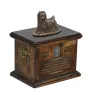 Yorkshire Terrier, Yorkie I - urn for dog ashes, urn with a statuette, personalized urn for dog ashes by Art-Dog brand
