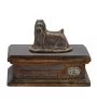 Yorkshire Terrier I urne in Hundeasche, personalisierte Urne mit Statue, Holzurne mit Hund von Art-Dog