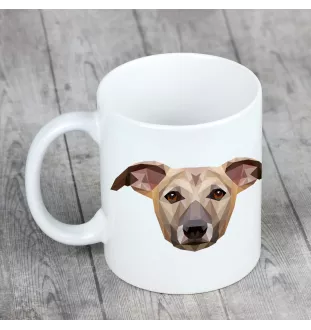 Whippet kubek geometryczny Art-Dog