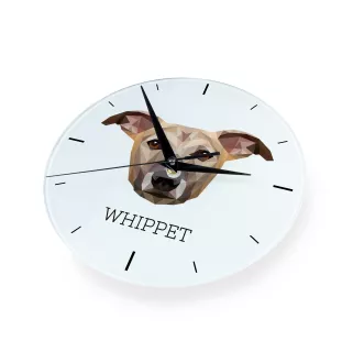 Whippet zegar geometryczny Art-Dog