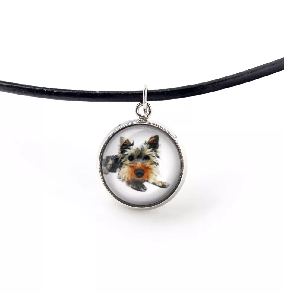Yorkshire Terrier, Yorkie - necklace pendant with your photo, handmade, handcrafted jewelry by Art-Dog brand