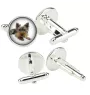 Yorkshire Terrier, Terrier Du Yorkshire, York - Boutons de manchette dans une boîte, bijoux faits à la main, produit de la marque Art-Dog