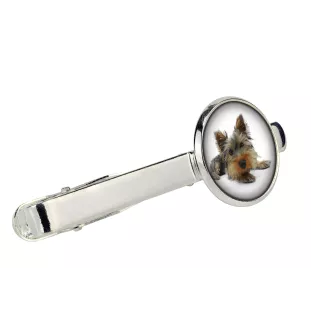 Yorkshire Terrier, Terrier Du Yorkshire, York - Boutons de manchette et cravate avec votre photo, accessoire de costume, bijoux pour hommes de la marque Art-Dog.
