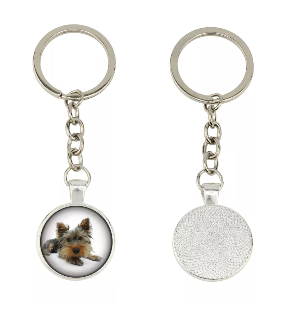 Yorkshire Terrier, Yorkie - keychain in a box, own photo, keychain pendant from Art-Dog brand