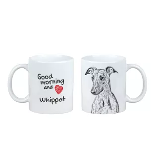 Whippet - cup with a dog, cup with a photo, personalized gift from the Art-Dog brand