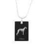 Whippet - Crystal pendant with dog, silver necklace with photo, personalised pendant by Art-Dog brand