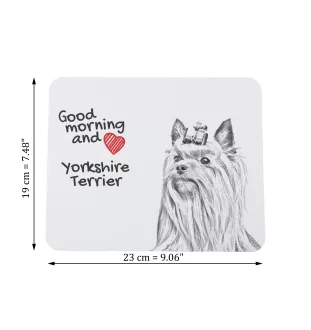 Yorkshire Terrier podkładka pod mysz z psem Art-Dog