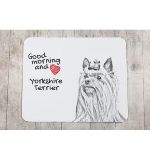 Yorkshire Terrier, Terrier Du Yorkshire, York - tapis de souris personnalisé avec impression, tapis de souris personnalisé avec chien, accessoire unique pour employé de bureau de la marque Art-Dog