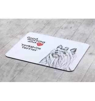 Yorkshire Terrier, Terrier Du Yorkshire, York - tapis de souris personnalisé avec impression, tapis de souris personnalisé avec chien, accessoire unique pour employé de bureau de la marque Art-Dog