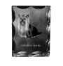 Yorkshire Terrier, Yorkie - crystal with a picture of a dog, glass statuette with a picture, unique frame with a picture from Art-Dog brand