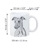 Whippet, Kleiner Englischer Windhund - Tasse mit Hund, fröhliche Tasse für Hundeliebhaber, personalisiertes Geschenk der Marke Art-Dog