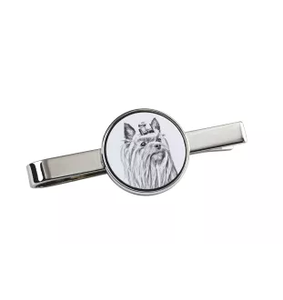 Yorkshire Terrier - Krawattenklammer mit Hund, personalisierter Krawattenclip, einzigartiges Geschenk für Männer von der Marke Art-Dog