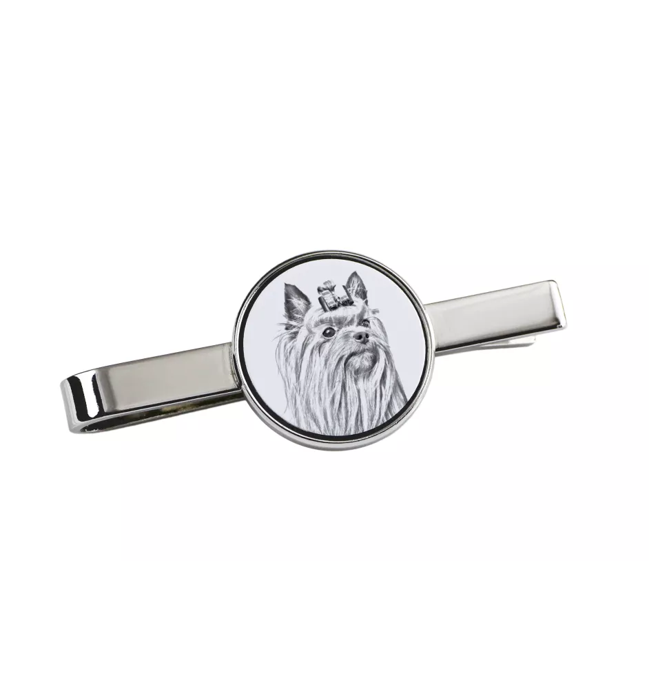 Yorkshire Terrier spinka do krawatu z psem Art-Dog