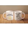 Whippet, Kleiner Englischer Windhund - Tasse mit Hund, fröhliche Tasse für Hundeliebhaber, personalisiertes Geschenk der Marke Art-Dog