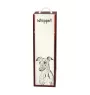 Whippet, Lévrier whippet - boîte à vin avec chien, boîte à alcool avec graphisme, boîte cadeau personnalisée de la marque Art-Dog