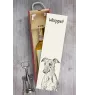 Whippet, Lévrier whippet - boîte à vin avec chien, boîte à alcool avec graphisme, boîte cadeau personnalisée de la marque Art-Dog