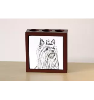 Yorkshire Terrier, Terrier Du Yorkshire, York - porte-stylo avec chien, organiseur de bureau avec impression, décoration de bureau personnalisée de la marque Art-Dog