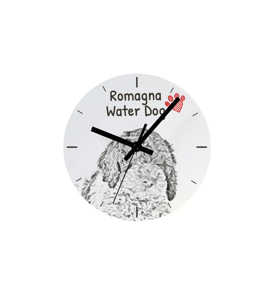 Yorkshire Terrier, Yorkie - wall clock with a dog, shelf clock with a print, personalized home decoration from the Art-Dog brand