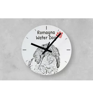 Yorkshire Terrier, Yorkie - wall clock with a dog, shelf clock with a print, personalized home decoration from the Art-Dog brand