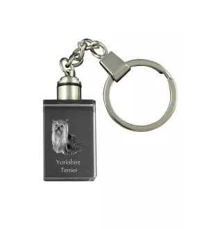 Yorkshire Terrier, Terrier Du Yorkshire, York - Porte-clés en cristal avec photo de chien, porte-clés lumineux, cadeau unique de la marque Art-Dog
